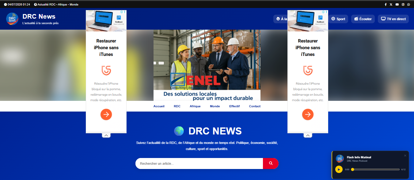📰 DRC-NEWS.COM